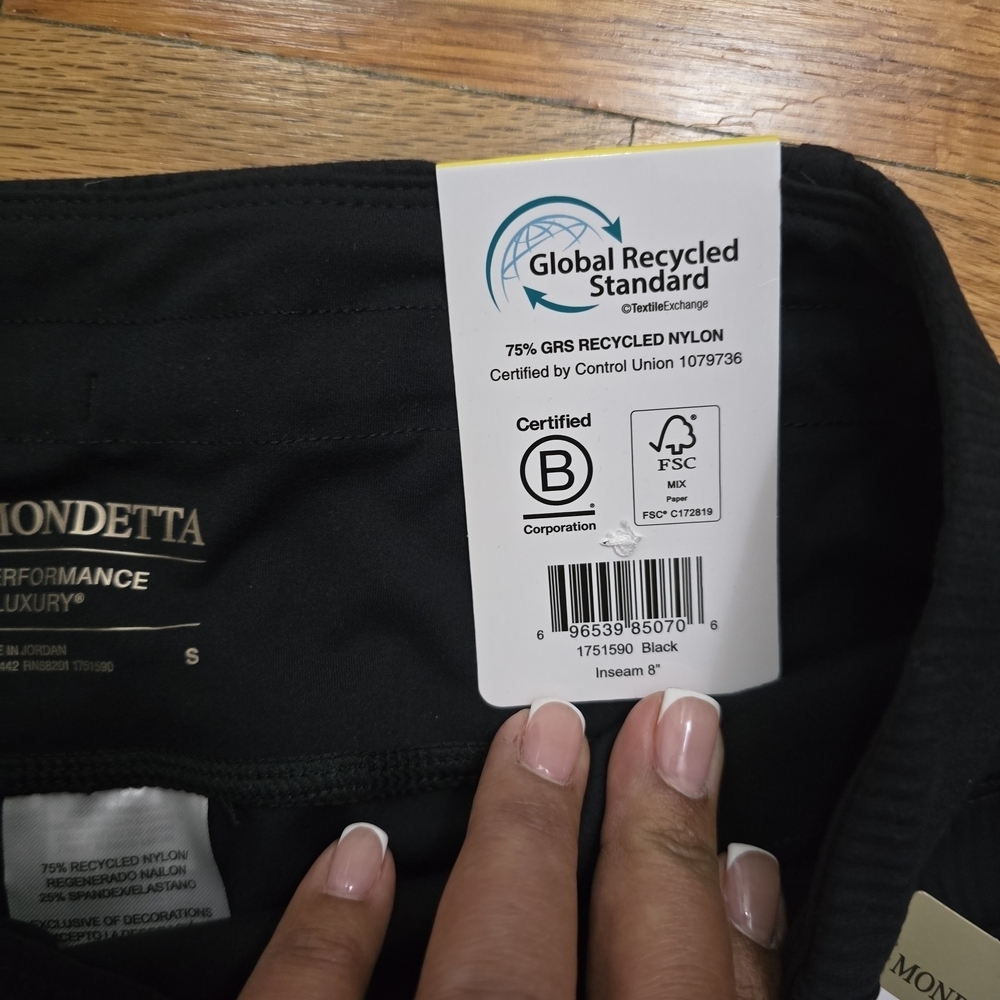 Mondetta Black High-Waisted Bike Shorts - Picture 7 of 9